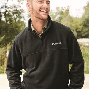 Columbia Black Quarter-Zip Fleece